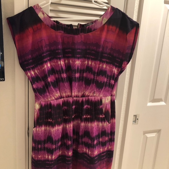 Bebop multicolored dress w/front pockets size XL - Picture 1 of 8